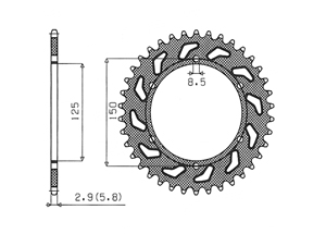 Kit Alu KTM GS600 LC4 91-92