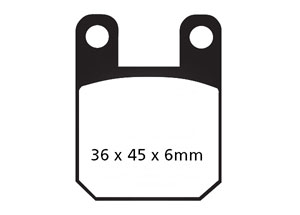 EBC SFA115 scooter  brake pads