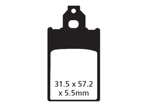 EBC FA116 ARAMID FIBRES brake pads