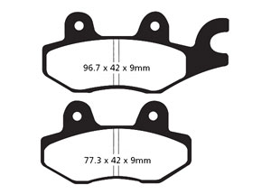 EBC FA197 HH sintered brake pad