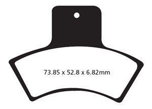 EBC FA270R sintered brake pads