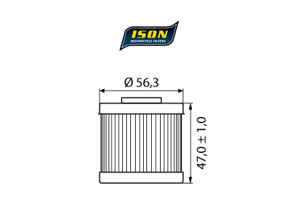 ISON 151 Element Oil filter