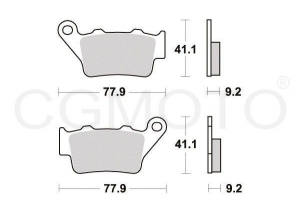 Brake pad Sifam Sintered metal