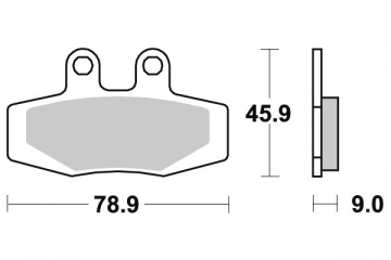 Brake pad Sifam Sintered KBA ABE certified