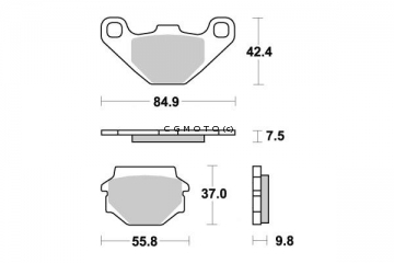 Brake pad Vesrah Sintered metal