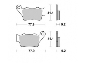 Brake pad Vesrah Sintered metal