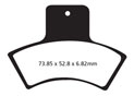 EBC FA270R sintered brake pads