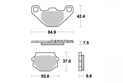 Brake pad Kyoto Semi-sintered metal