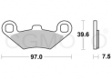 Brake pad Sifam Sintered KBA ABE certified