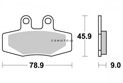 Brake pad Sifam Sintered KBA ABE certified