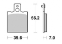 Brake pad Vesrah Sintered metal